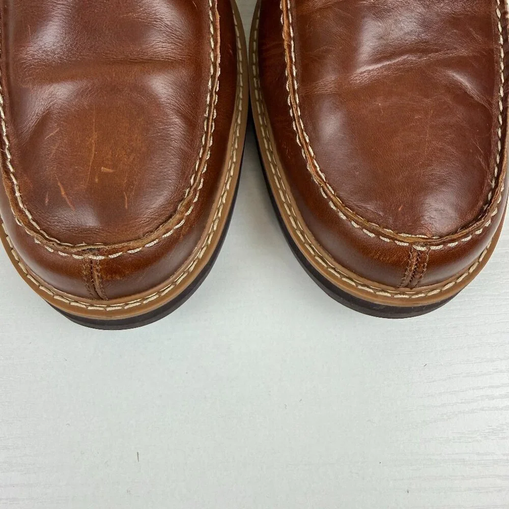 EUC Timberland Squall Canyon Waterproof Full Grain Brown Leather Chukka Boots